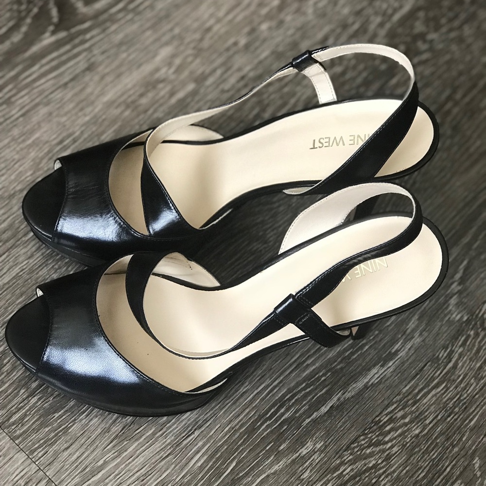 SALE💥 Leather Nine West Heels